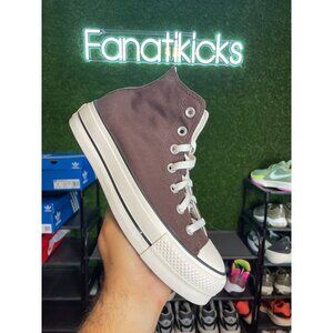 Converse Chuck Taylor Platform HI Women Size 8 Shoes Brown White Classic 171209C